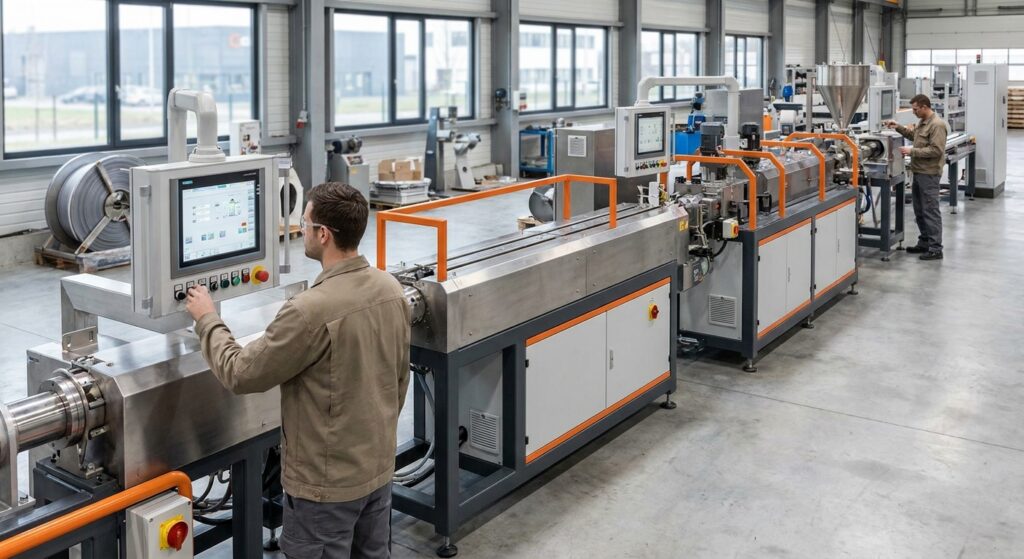 Extrusion machine manufacturer 1 - Plastivo Extrusions