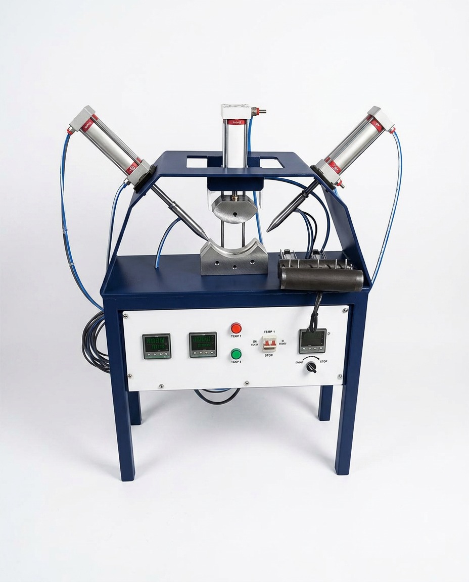 Electric Conduit Pipe Bending Machine - pneumatic bending with dual PID heating zones