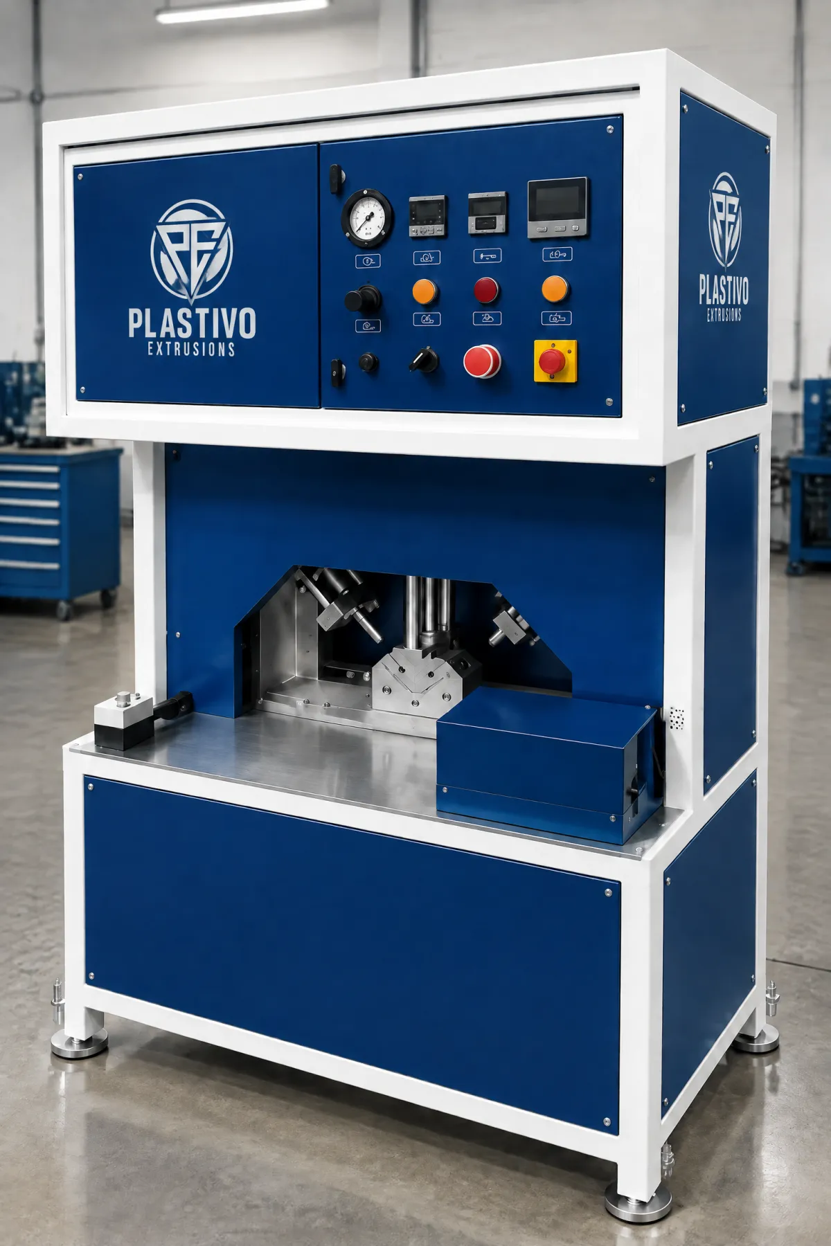Electric conduit pipe bending machine by Plastivo Extrusions